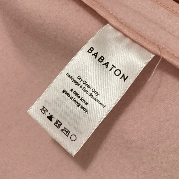 Aritzia Babaton Stedman coat in Rose Mist - Picture 4 of 11